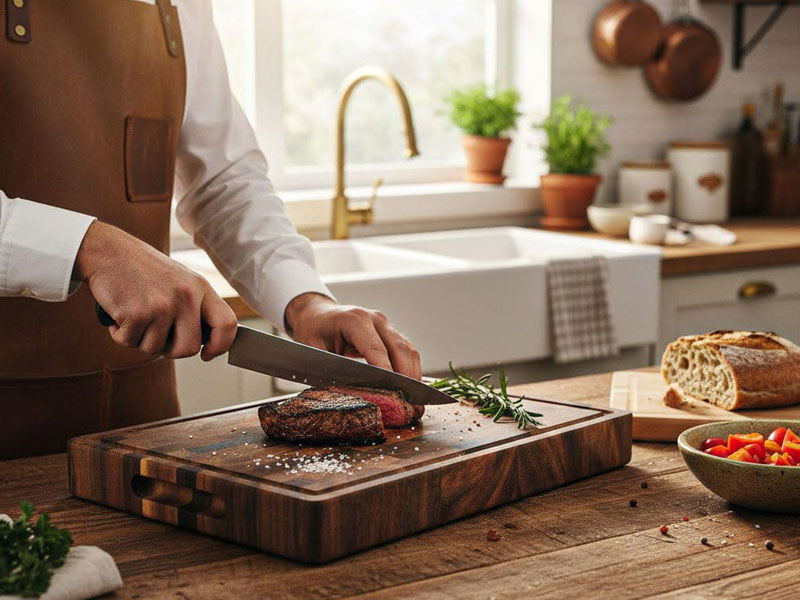 Thớt gỗ óc chó có tốt không? Ưu điểm nổi bật cho gian bếp cao cấp