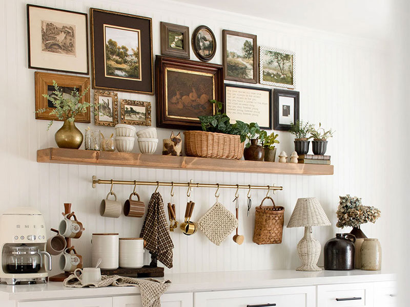 Xu hướng decor bếp 2026 với nội thất gỗ tự nhiên