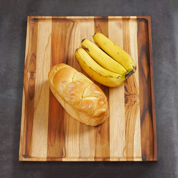 Khay gỗ Teak hình chữ nhật