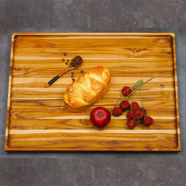 Khay gỗ Teak hình chữ nhật