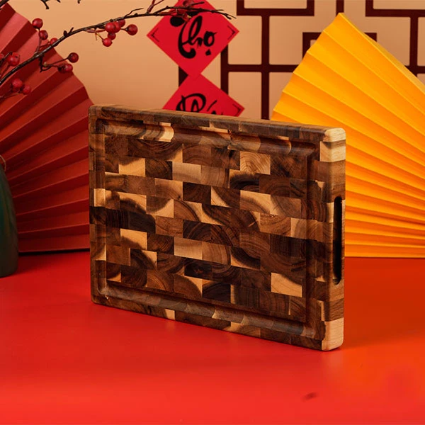 Thớt gỗ keo (Acacia) chữ nhật