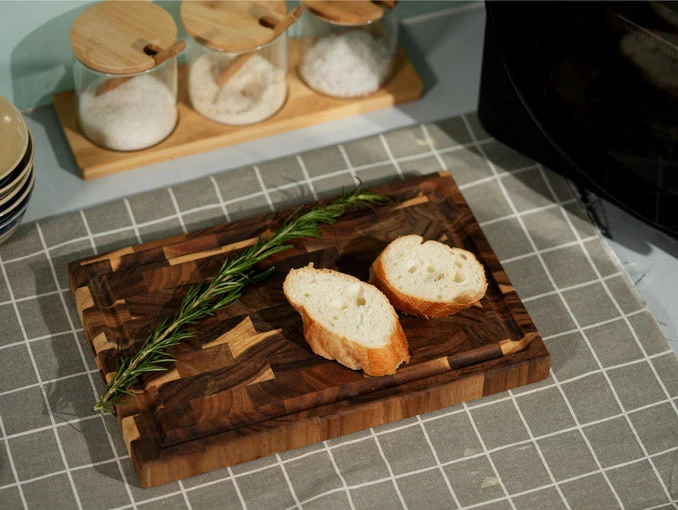 Thớt gỗ keo (Acacia) chữ nhật