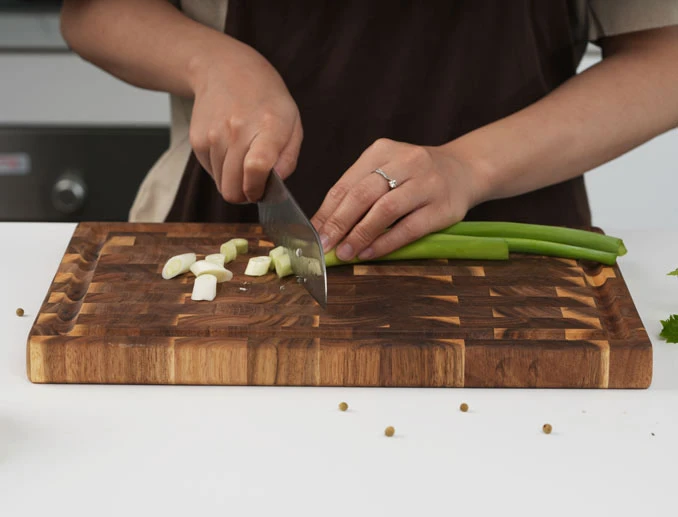 Thớt gỗ keo (Acacia) chữ nhật