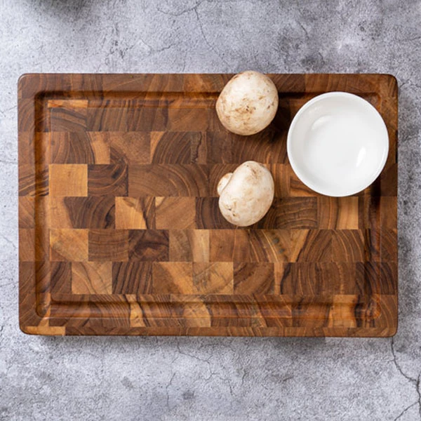 Thớt gỗ Teak hình chữ nhật