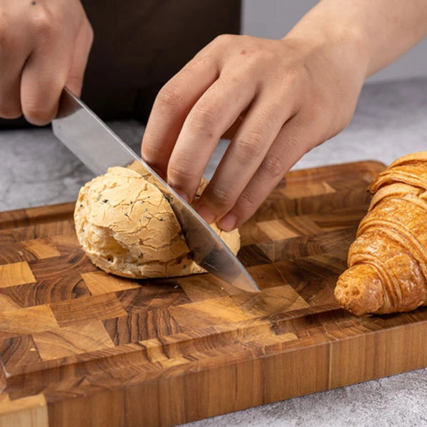 Thớt gỗ Teak hình chữ nhật