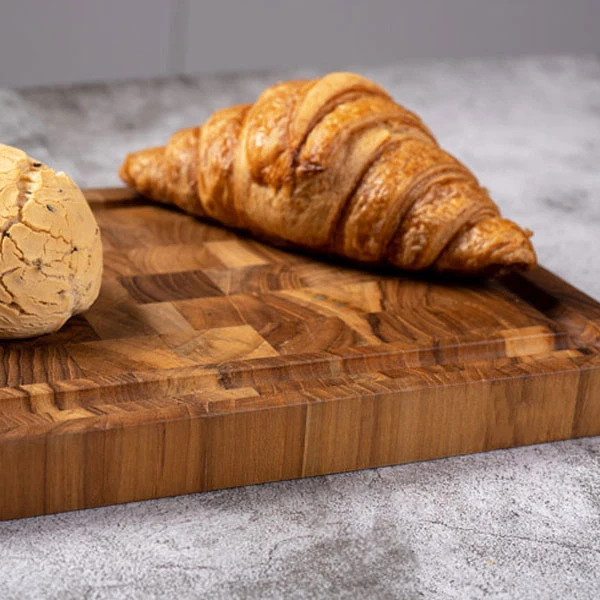 Thớt gỗ Teak hình chữ nhật