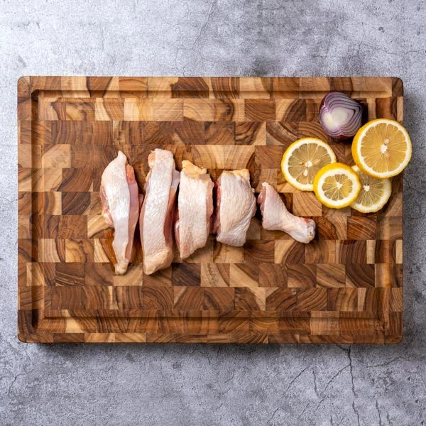 Thớt gỗ Teak hình chữ nhật