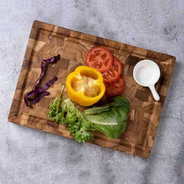 Thớt gỗ Teak hình chữ nhật