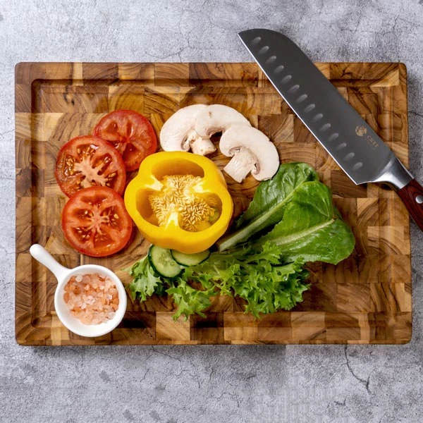 Thớt gỗ Teak hình chữ nhật