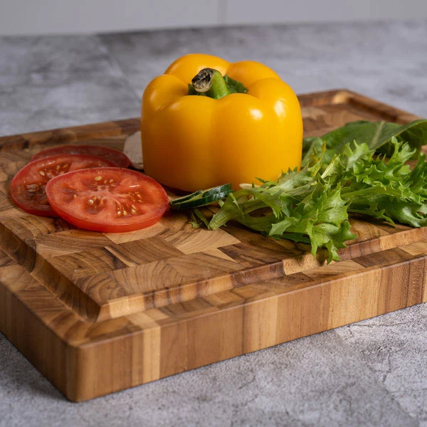 Thớt gỗ Teak hình chữ nhật