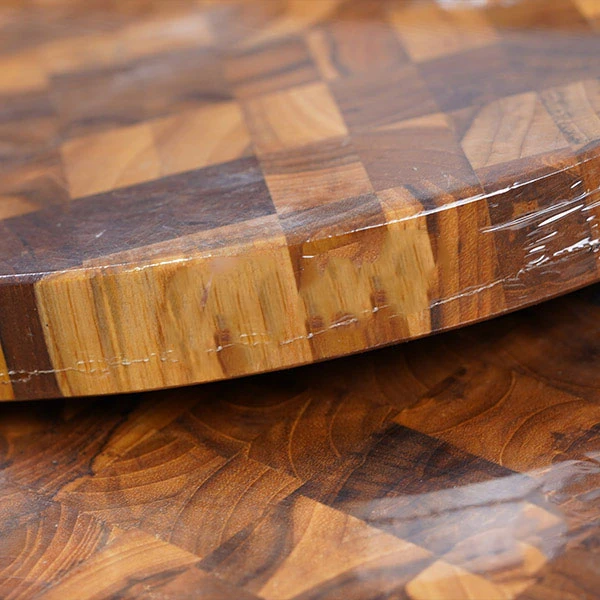 Thớt gỗ Teak hình tròn