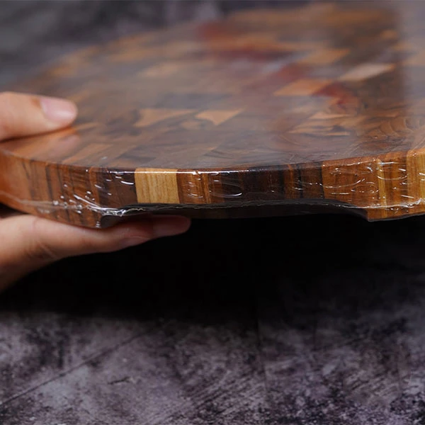 Thớt gỗ Teak hình tròn