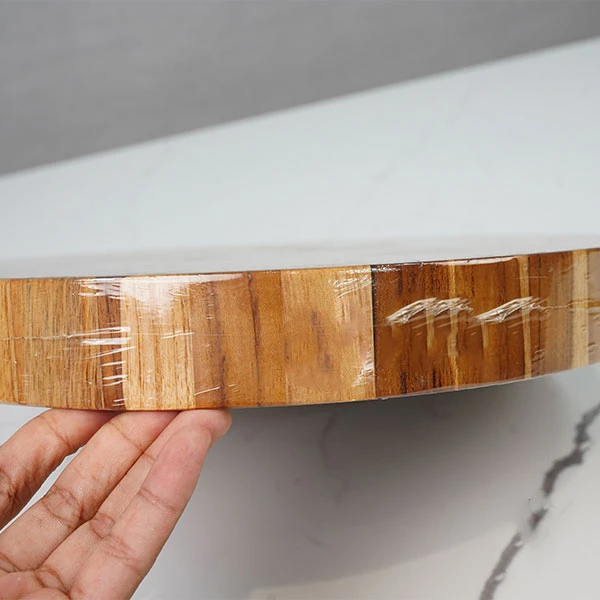 Thớt gỗ Teak hình tròn