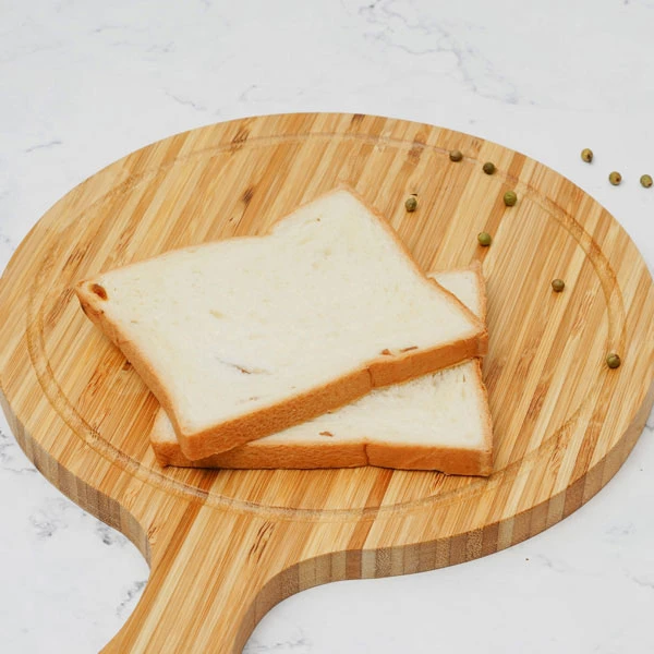 Thớt tre hình tròn có tay cầm